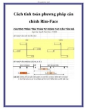 Cách tính toán phương pháp cân chỉnh Rim-Face