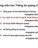 Bài giảng thông tin quang nâng cao - Phần 4