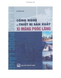 Ứng dụng công nghệ và thiết bị sản xuất xi măng poóc lăng