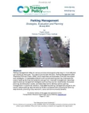 Parking Management Strategies, Evaluation and Planning 2012