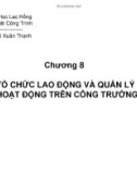 Chương 8: TỔ CHỨC LAO ĐỘNG VÀ QUẢN LÝ HOẠT ĐỘNG TRÊN CÔNG TRƯỜNG