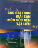 Bài toán giải sẵn môn sức bền vật liệu - Tập 2