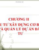 Kinh tế xây dựng và quản lý ( ĐH Nguyễn Tất Thành ) - Chương 2