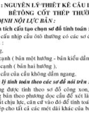 Chương 4 : NGUYÊN LÝ THIẾT KẾ CẦU DẦM BÊTÔNG CỐT THÉP THƯỜNG