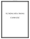 TỰ ĐỘNG HÓA TRONG CANH GÁC