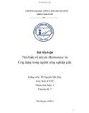 Luận văn: Tìm hiểu về enzym Mannanase và Ứng dụng trong ngành công nghiệp giấy