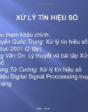 XỬ LÝ TÍN HIỆU SỐ - ĐH Thăng Long