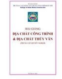 Bài giảng Địa chất công trình & Địa chất thủy văn - CĐ Xây dựng