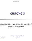 Bài giảng môn truyền dẫn vô tuyến số - Chương 3