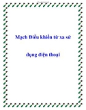 Mạch Điều khiển từ xa sử dụng điện thoại