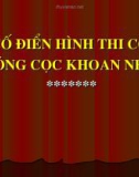 Bài giảng Sự cố khi thi công cọc khoan nhồi