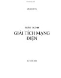 Giáo trình Giải tích mạng điện - Lê Kim Hùng