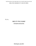 Bài giảng Điện tử công nghiệp - ĐH CNTT và Truyền thông Thái Nguyên