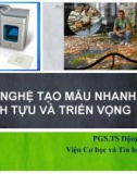 Bài giảng Công nghệ tạo mẫu nhanh thành tựu và triển vọng - PGS.TS Đặng Văn Nghìn