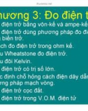 Bài giảng Chương trình đo điện tử: Chương 3 - Ngô Văn Kỳ