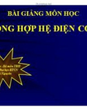 Bài giảng Tổng hợp hệ điện cơ 1: Chương 8