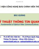 Bài giảng Kỹ thuật thông tin quang: Chương 5 - Học viện CN Bưu chính Viễn thông