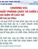 Bài giảng An toàn lao động: Chương VII - ThS. Đặng Xuân Trường