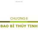 Bài giảng Công nghệ bao bì: Chương 6