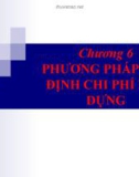 Bài giảng Kinh tế xây dựng: Chương 6 - Lương Đức Long