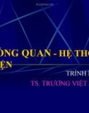 Bài giảng Hệ thống điện: Tổng quan hệ thống điện - TS. Trương Việt Anh