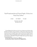 Payoﬀ Complementarities and Financial Fragility: Evidence from Mutual Fund Outﬂows