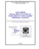 Giáo trình Điện tử tương tự - Nghề: Điện tử công nghiệp - Trình độ: Cao đẳng (Tổng cục Dạy nghề)