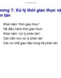 Bài giảng Hệ thống PLC và DCS - Chương 6: Xử lý thời gian thực và xử lý phân tán (ĐHBKHN)