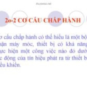 Bài giảng Tự động hóa quá trình sản xuất - Chương 2: Cấu trúc hệ thống TĐH