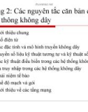 Bài giảng Chương 2: Các nguyên tắc căn bản của truyền thông không dây