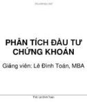 PHÂN TÍCH ĐẦU TƯ CHỨNG KHOÁN