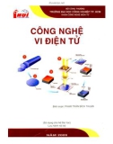 Giáo trình Công nghệ vi điện tử (sử dụng cho hệ Đại học): Phần 1