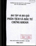 Phân tích và đầu tư chứng khoán: Bài tập và bài giải - Phần 1