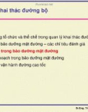 Bài giảng Quản lý khai thác đường bộ - Chương 3: Vật liệu trong bảo dưỡng mặt đường