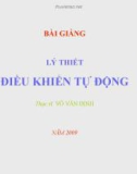 Bài giảng Lý thuyết điều khiển tự động: Chương 4 - Võ Văn Định