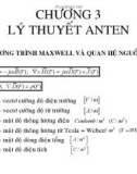 Bài giảng Kỹ thuật anten truyền sóng - Chương 3: Lý thuyết anten