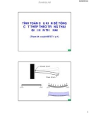 Bài giảng Thủy công: Tính toán cấu kiện bê tông cốt thép theo trạng thái giới hạn thứ hai - TS. Trần Văn Tỷ