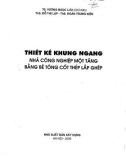 Bê tông cốt thép lắp ghép - Thiết kế khung ngang nhà công nghiệp một tầng: Phần 1