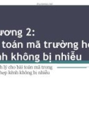 Bài giảng Lý thuyết thông tin: Chương 2.3 - ThS. Huỳnh Văn Kha