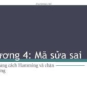 Bài giảng Lý thuyết thông tin: Chương 4.1 - ThS. Huỳnh Văn Kha