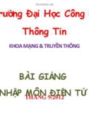 Bài giảng Nhập môn điện tử - Chương 3: Điều chế