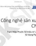 Bài giảng Công nghệ sản xuất CNG