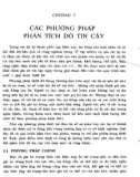 Cơ sở và phương pháp đánh giá độ tin cậy (Tái bản lần thứ nhất, có chỉnh lý bổ sung): Phần 2