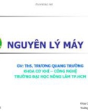 Bài giảng Nguyên lý máy: Chương 9 (Phần 1) - ThS. Trương Quang Trường