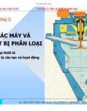 Bài giảng Máy và thiết bị sản xuất VLXD - Chương 3: Máy và thiết bị phân loại