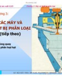 Bài giảng Máy và thiết bị sản xuất VLXD - Chương 3: Máy và thiết bị phân loại (Tiếp theo)