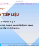 Bài giảng Máy và thiết bị sản xuất VLXD - Chương 4: Máy tiếp liệu