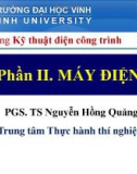 Bài giảng Kỹ thuật điện công trình (Phần 2: Máy điện): Chương 6 - PGS.TS. Dương Hồng Quảng