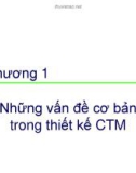 Bài giảng Chi tiết máy: Chương 1 - TS. Nguyễn Xuân Hạ