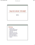 Bài giảng Thiết kế mạch logic: Chương 4